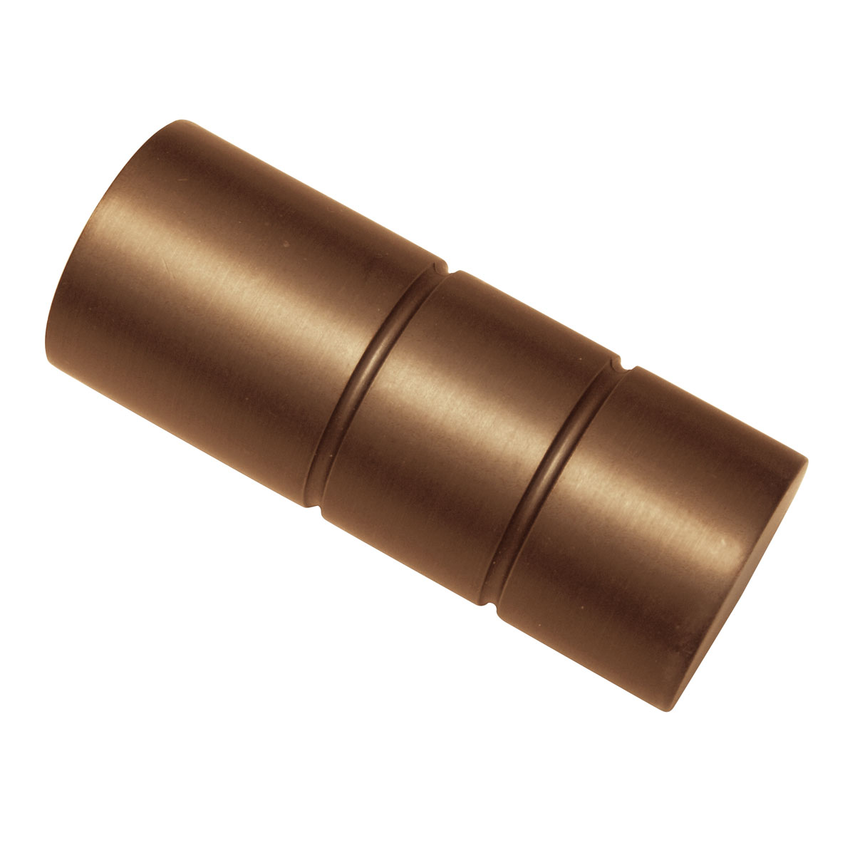 Gardinia Endstück Zylinder für Windsor Durchmesser 25 mm bronze