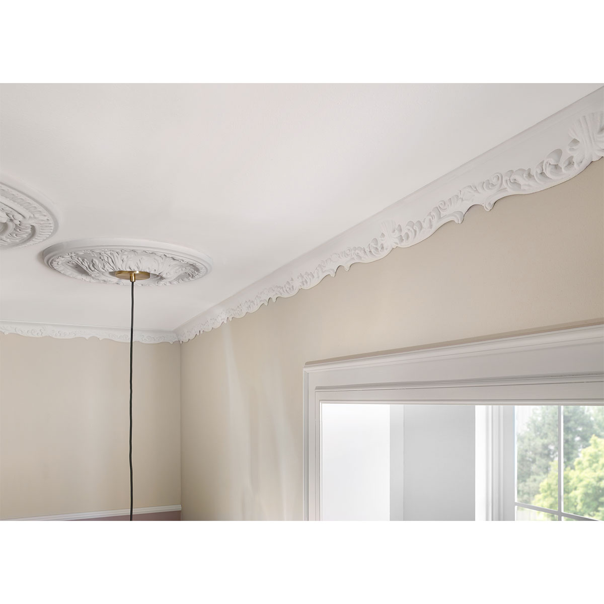 Zierprofil Giuseppina weiß 2 m Bild 2