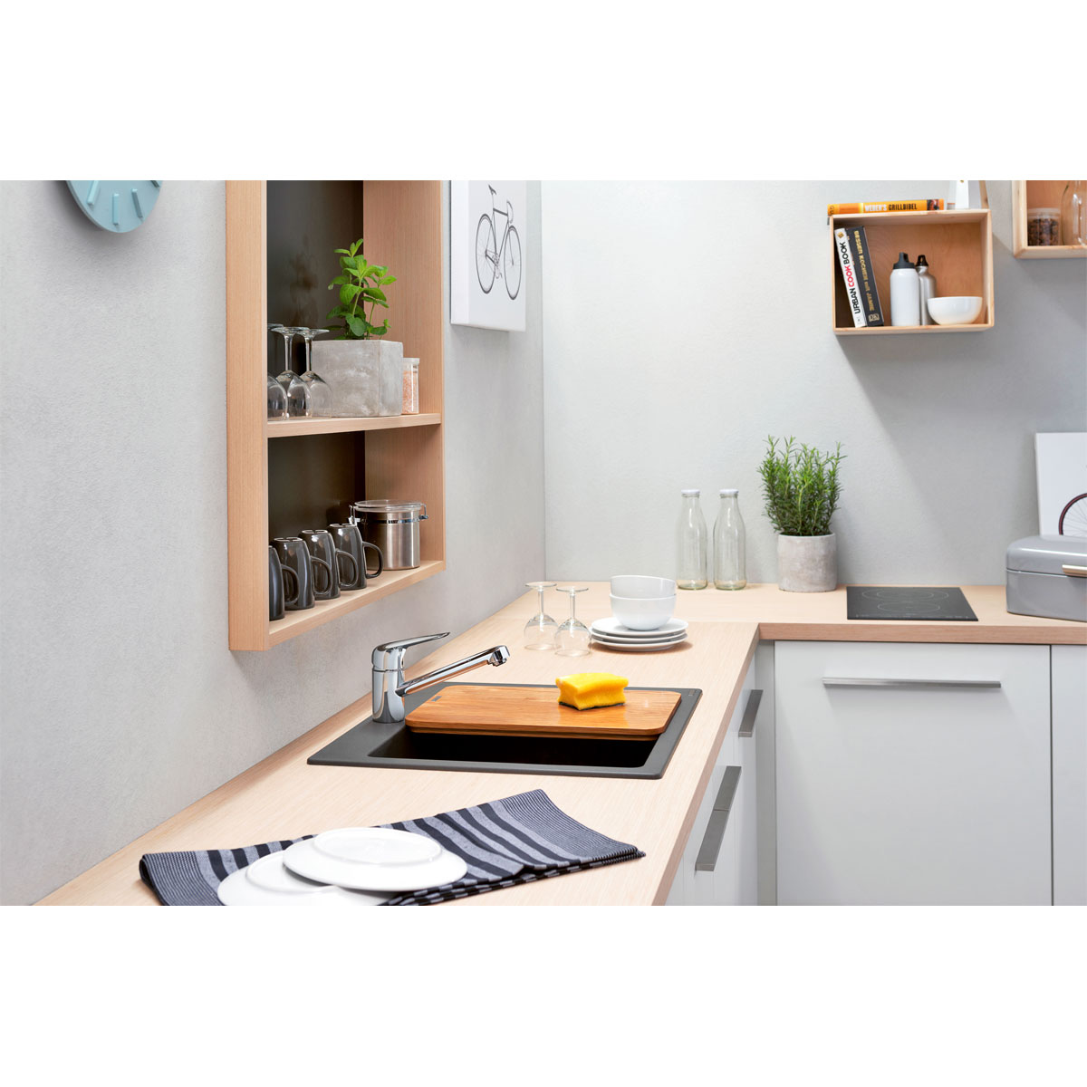 Hansgrohe Einhebel-Küchenmischer 100 Focus M42 mit CoolStart Bild 2