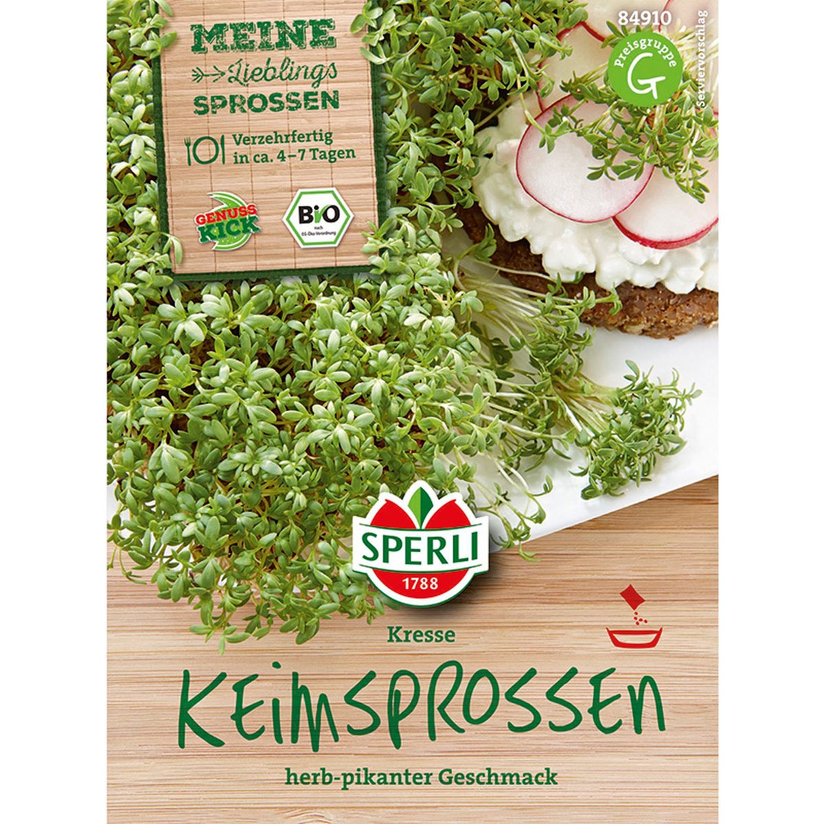 Bio-Keimsprossen Kresse Bild 1
