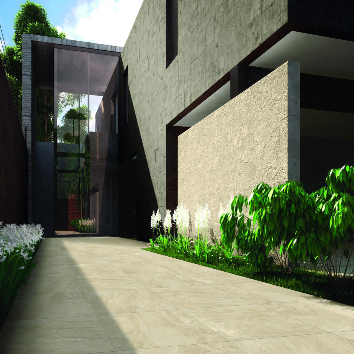 Diephaus  Keramikverbund-Platte No 1 Pottery 60 x 60 x 4 cm Perlmutt Bild 3