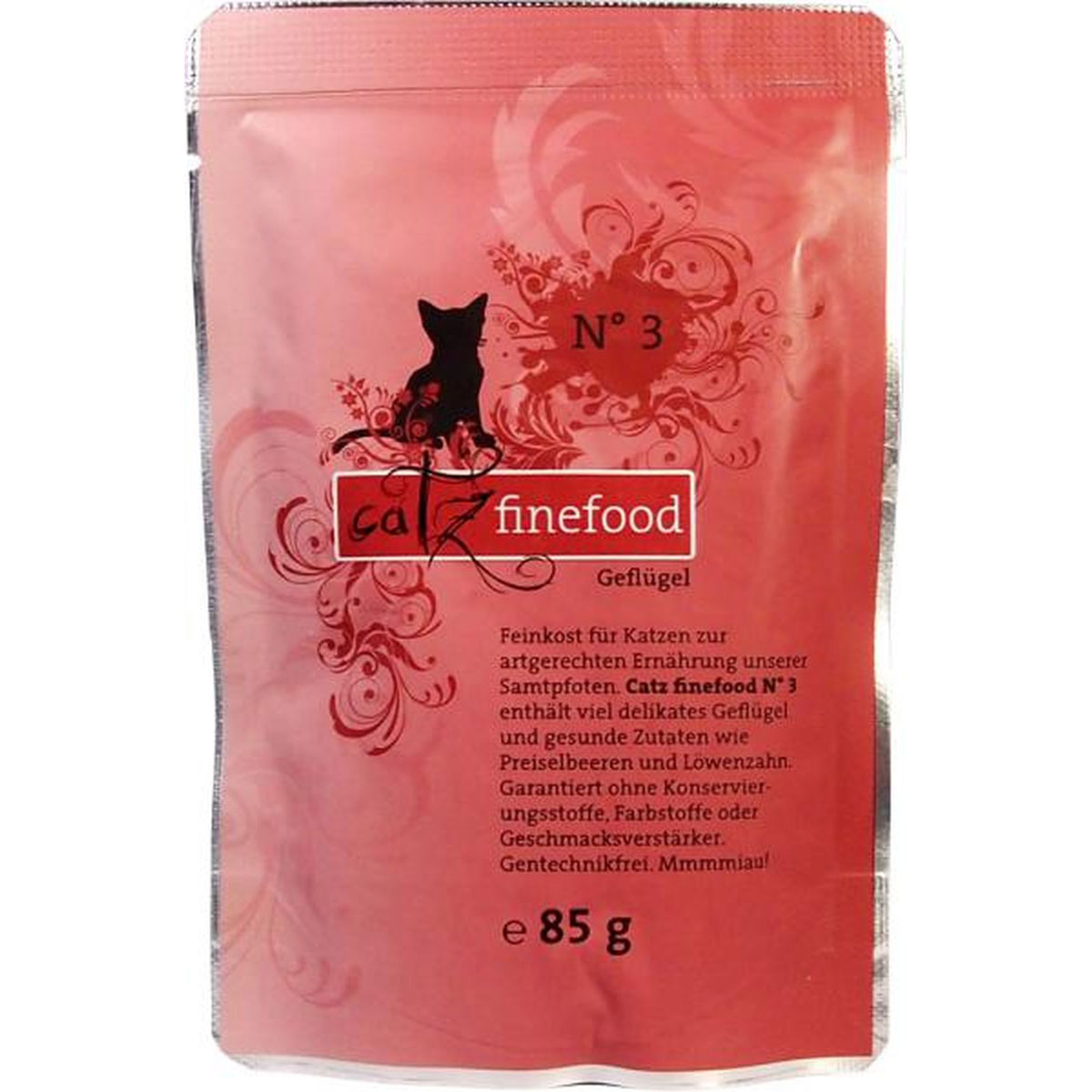 Catz finefood  PortionsbeutelNo 3 Geflügel 85g
