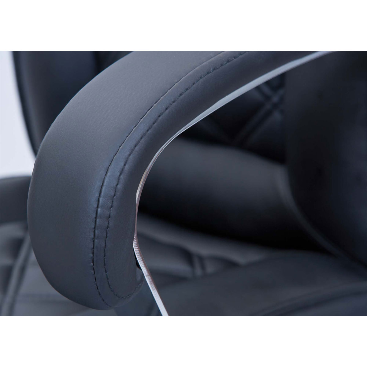 Inter Link Drehstuhl „Grosseto“, schwarz chrom, 62x125x67 cm Bild 9