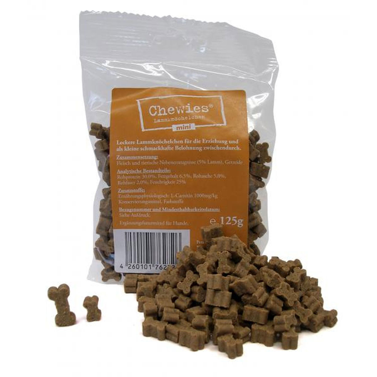 Dog Chewies Mini Lamm 125g