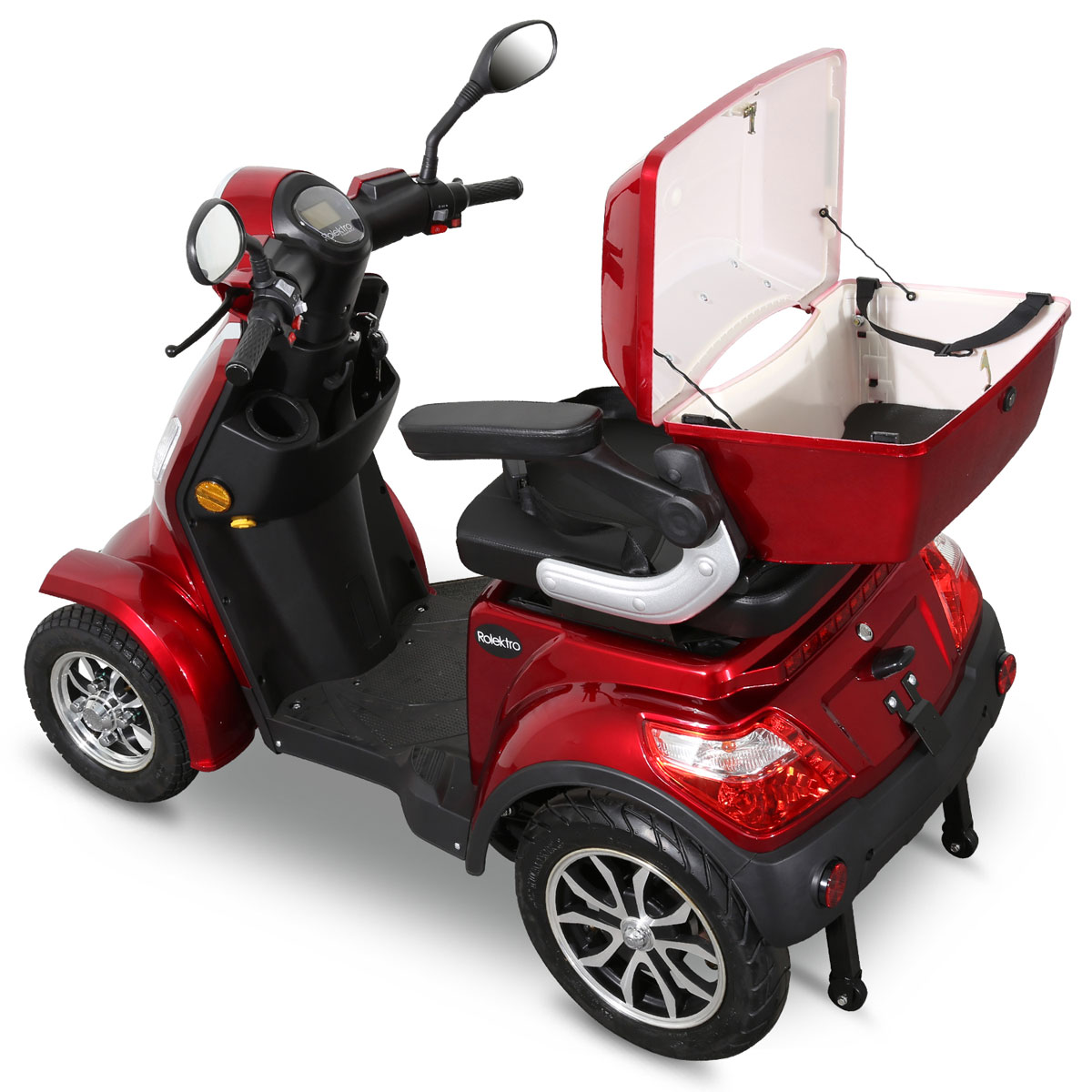 Rolektro E-Quad 25, Rot, 60V-20Ah Bleigel Akkus, 1000 Watt Bild 3