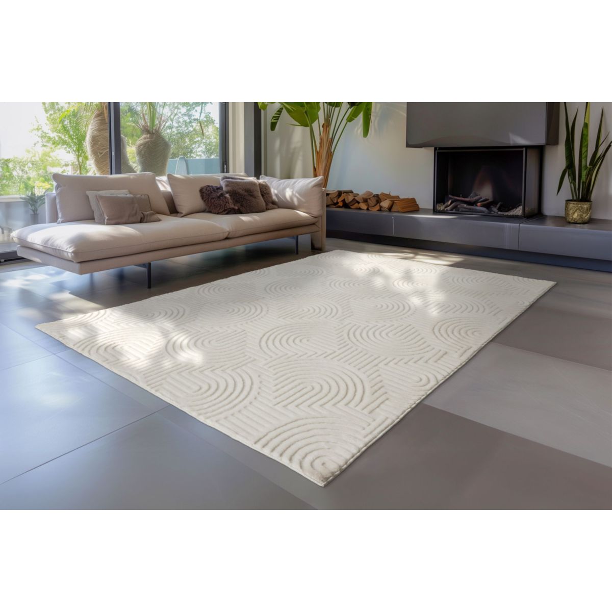 Kayoom Balance Flow 225 Creme 200cm x 290cm Bild 5