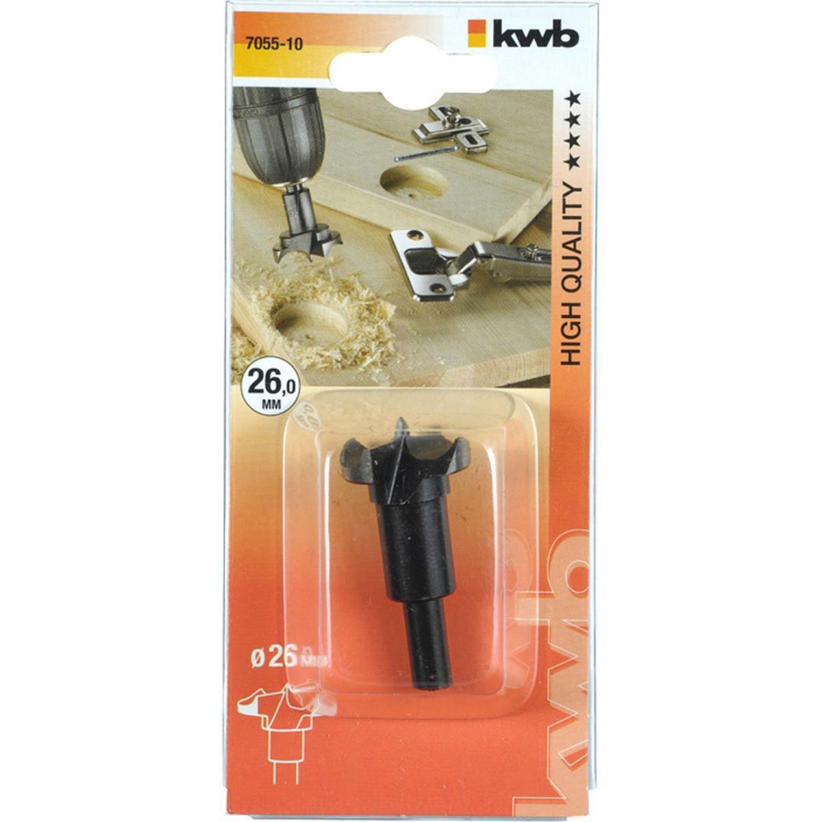 kwb  Scharnierlochbohrer Durchmesser 26 mm Bild 2