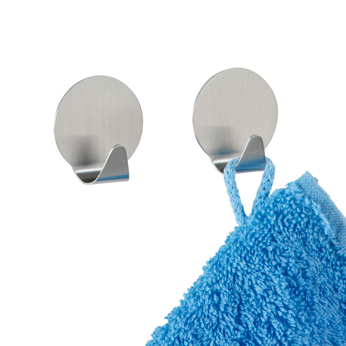 Wenko Strip-it Rundhaken mittel matt 2er Set