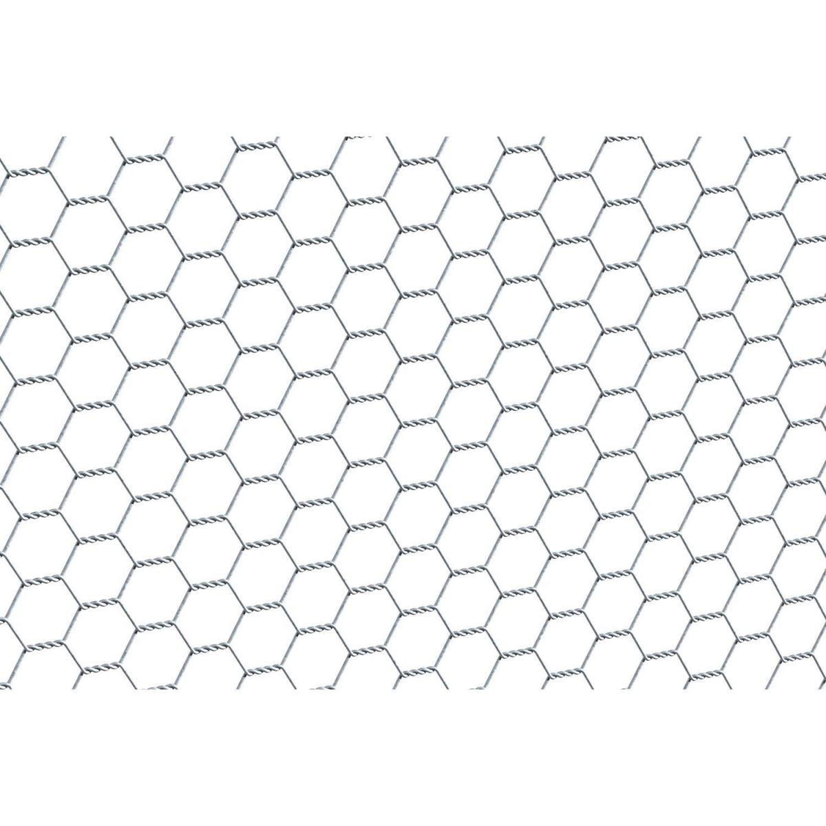 Durabil  Sechseckgeflecht verzinkt Höhe 500 mm Länge 10 Meter Masche 25 x 25