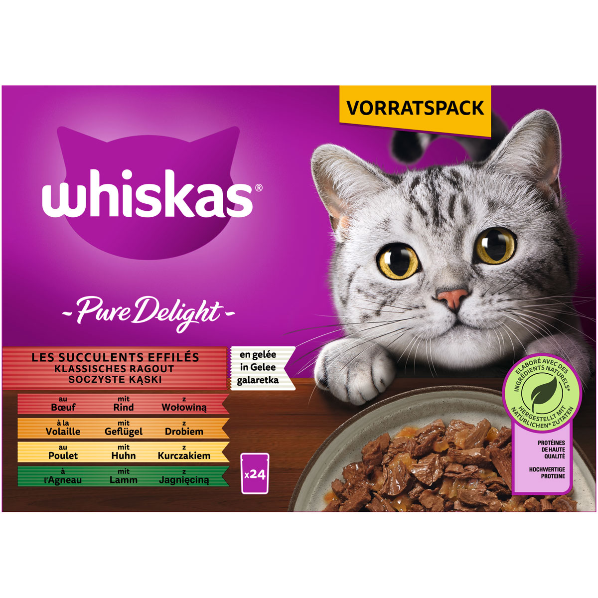 Whiskas Multipack Pure Delight in Gelee 24 x 85 g Bild 4