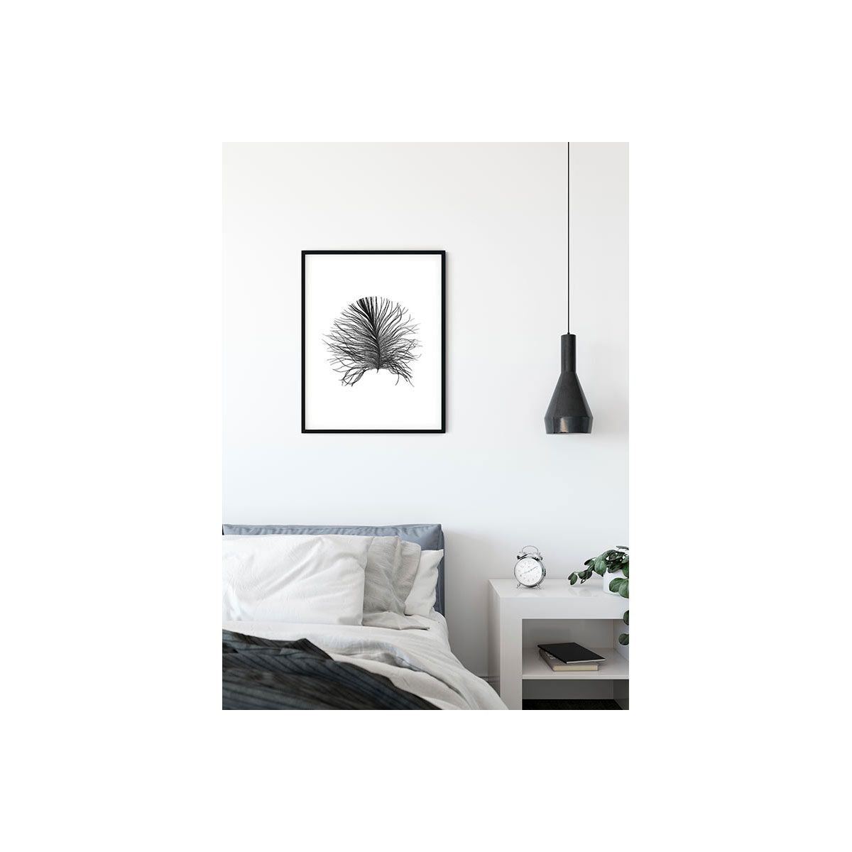 Komar  Wandbild Feather White 30x40 cm Bild 3