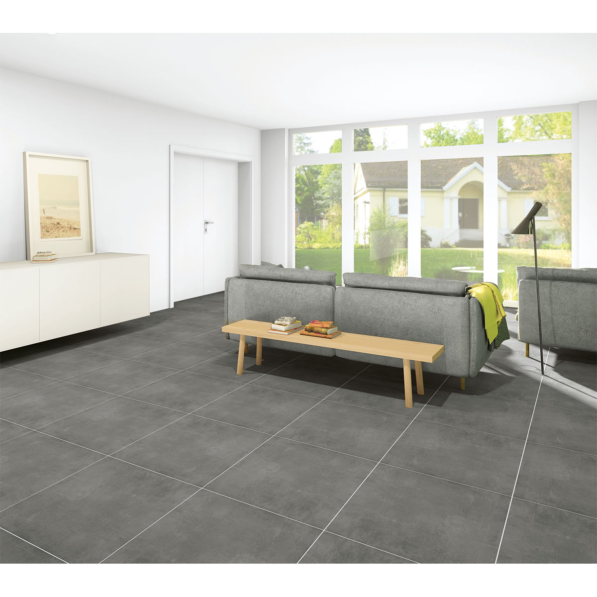 Feinsteinzeug Remix dove 59,8 x 59,8 cm Bild 2