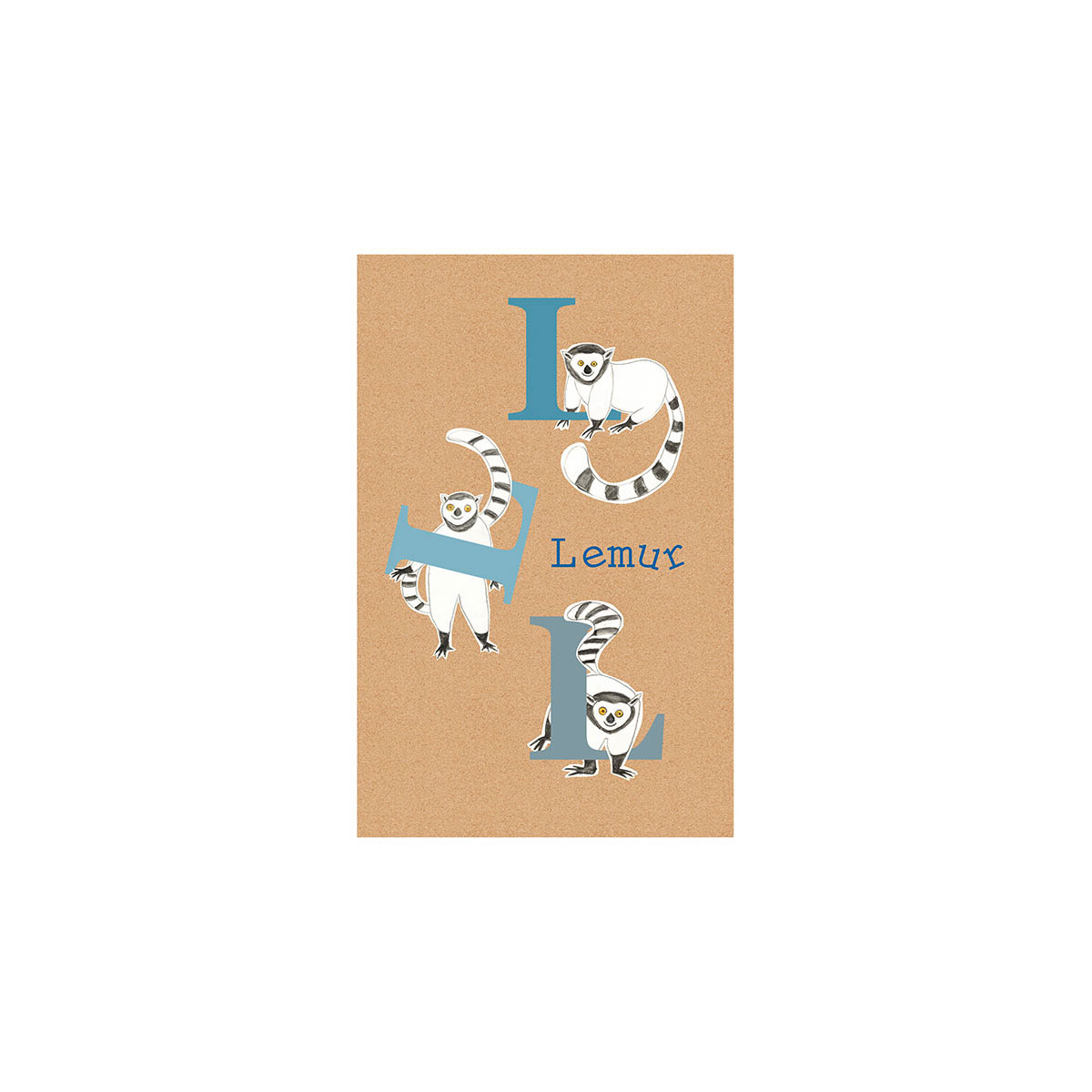 Komar  Wandbild ABC Animal L 30x40 cm Bild 2