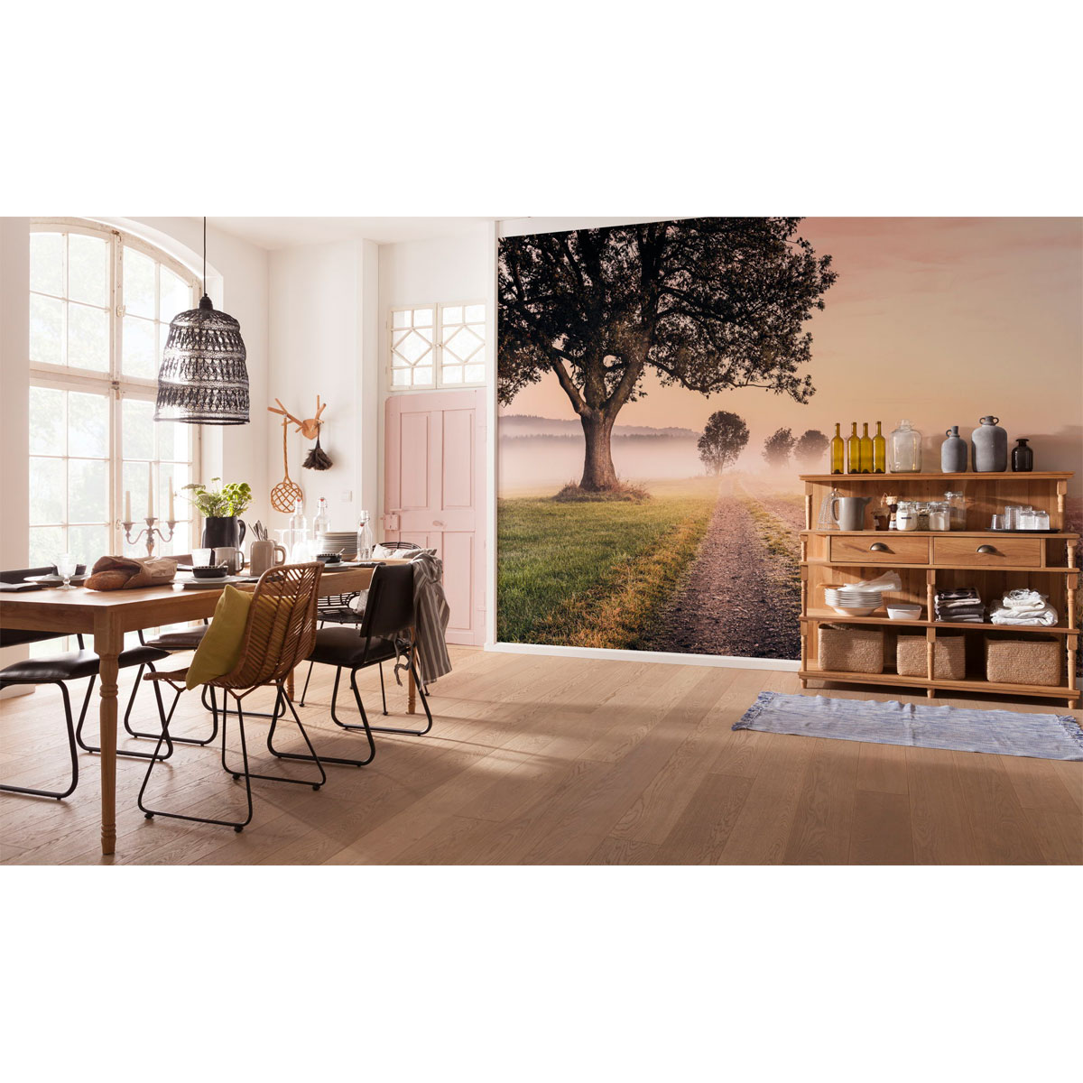 Komar  Vlies Fototapete Misty Morning 400x250 cm