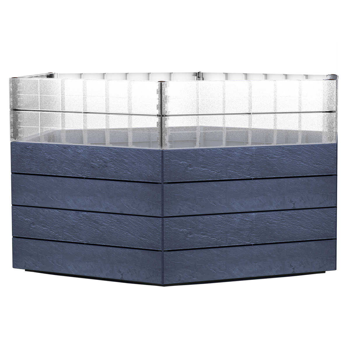 Garantia Hochbeet ERGO Turbo XL 75 Stone inkl FLORA Bild 1