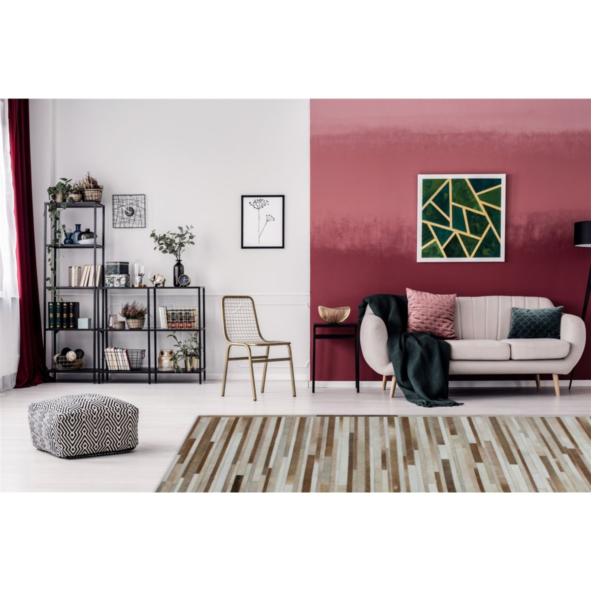 Lederteppich „Lavish 110“, creme Bild 5