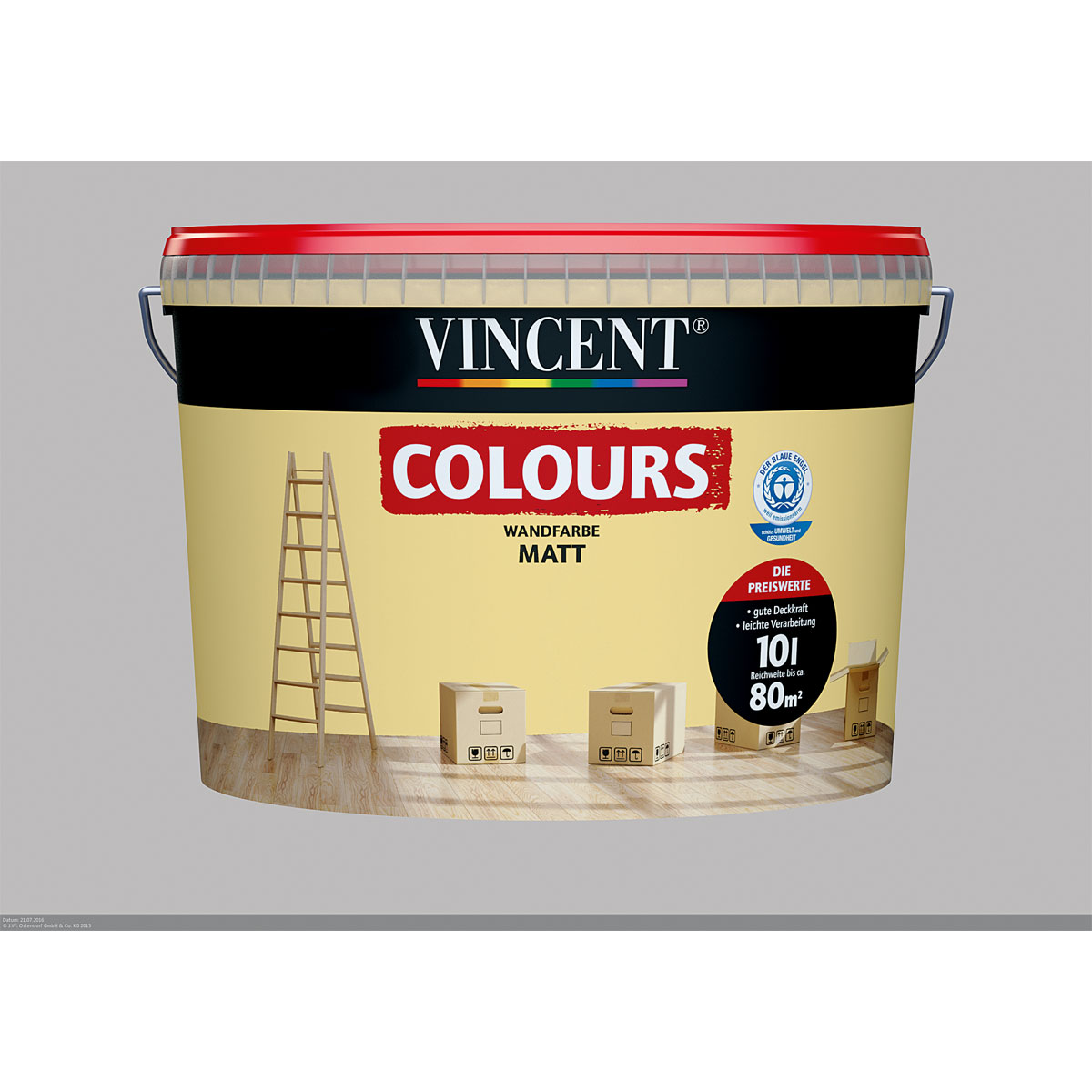 Vincent Wand-/Deckencolor Happiness 10 L Bild 1