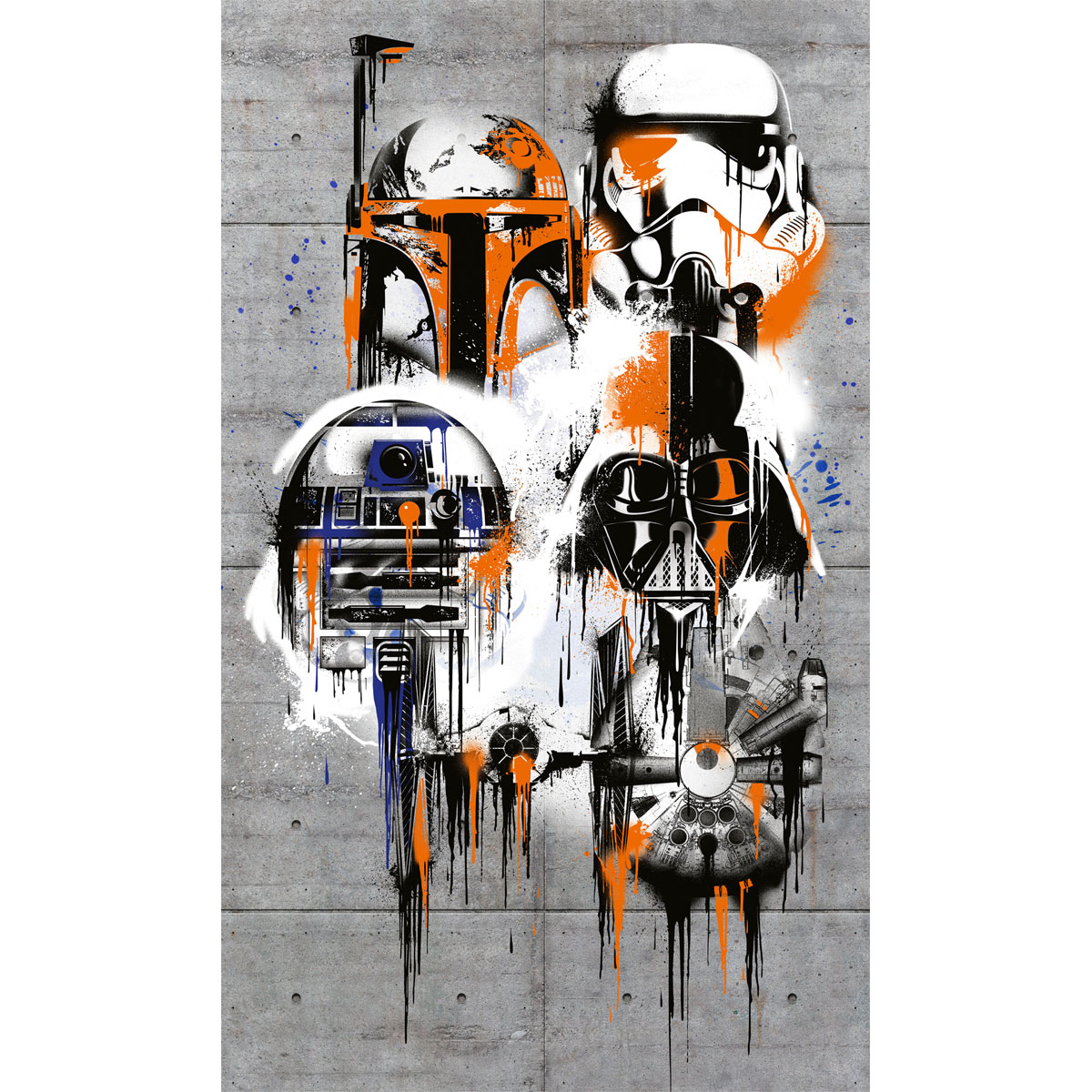 Komar  Vlies Fototapete Star Wars Celebrate The Galaxy 120x200 cm Bild 2