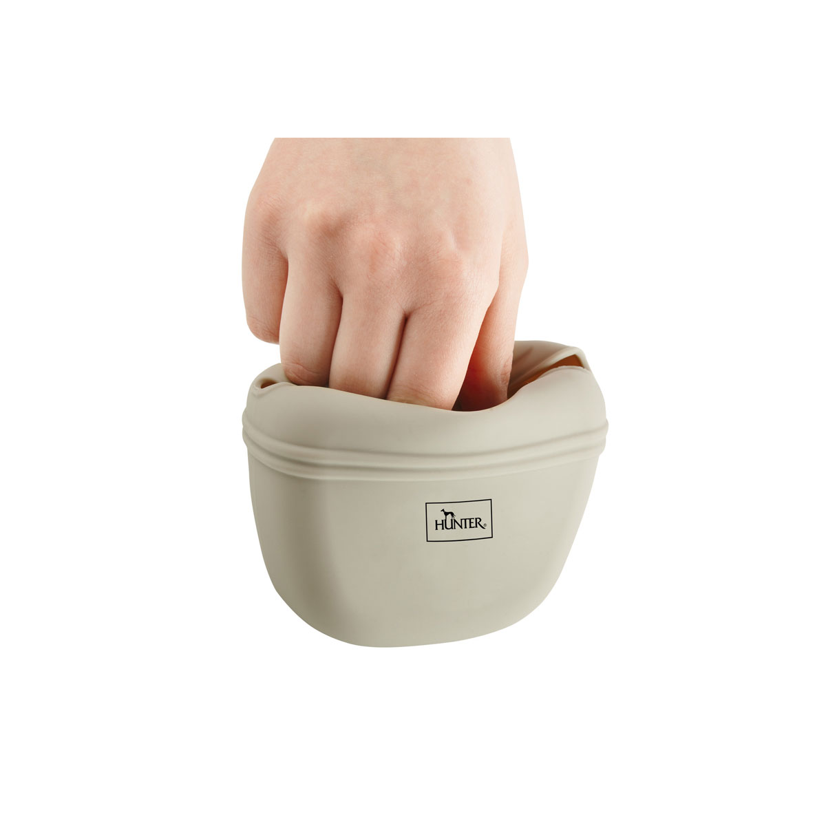 Hunter Silikon-Snackbeutel Lugo beige Größe S Bild 2