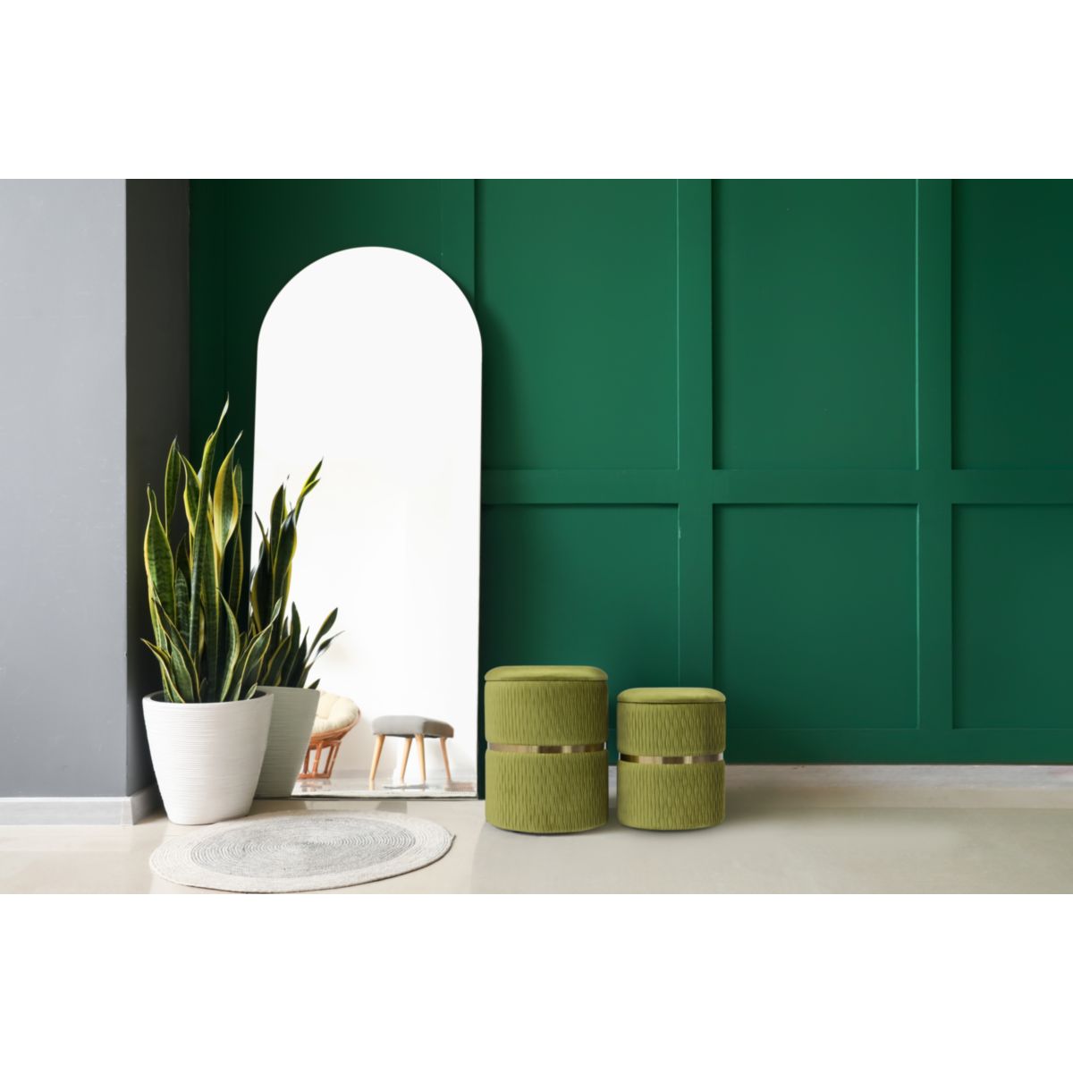 Hocker Zora 425 2er-Set Pistachio-grün Bild 4