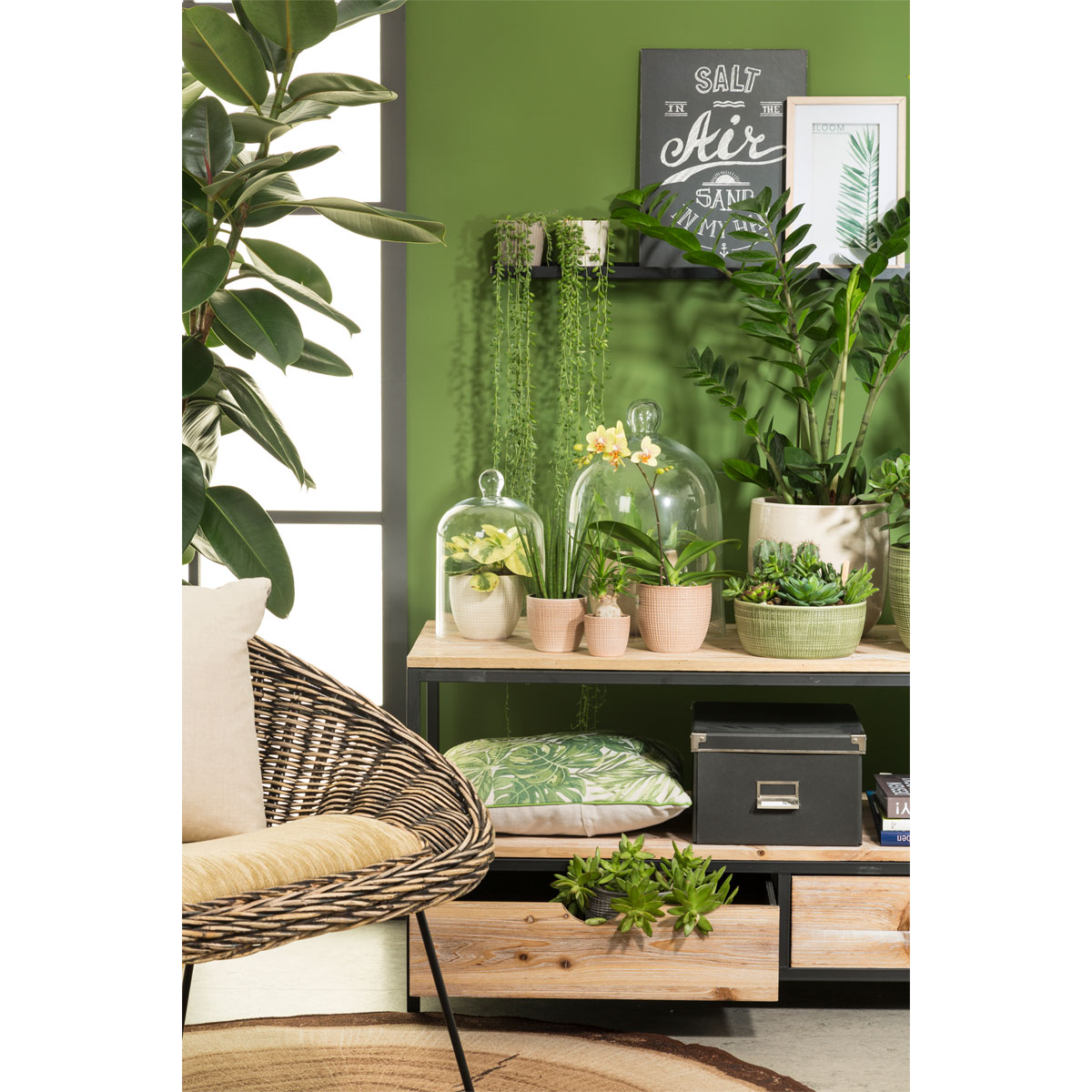 Scheurich Übertopf Corteza Menta 866 16 cm Bild 2