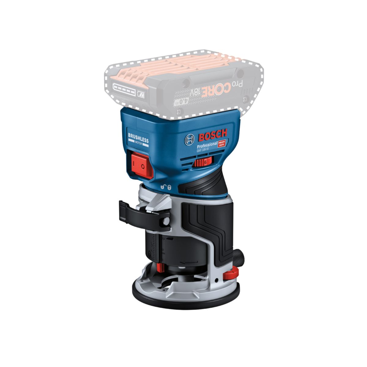 Bosch Professional Akku-Kantenfraese GF 18V-8 Professional ohne Akku