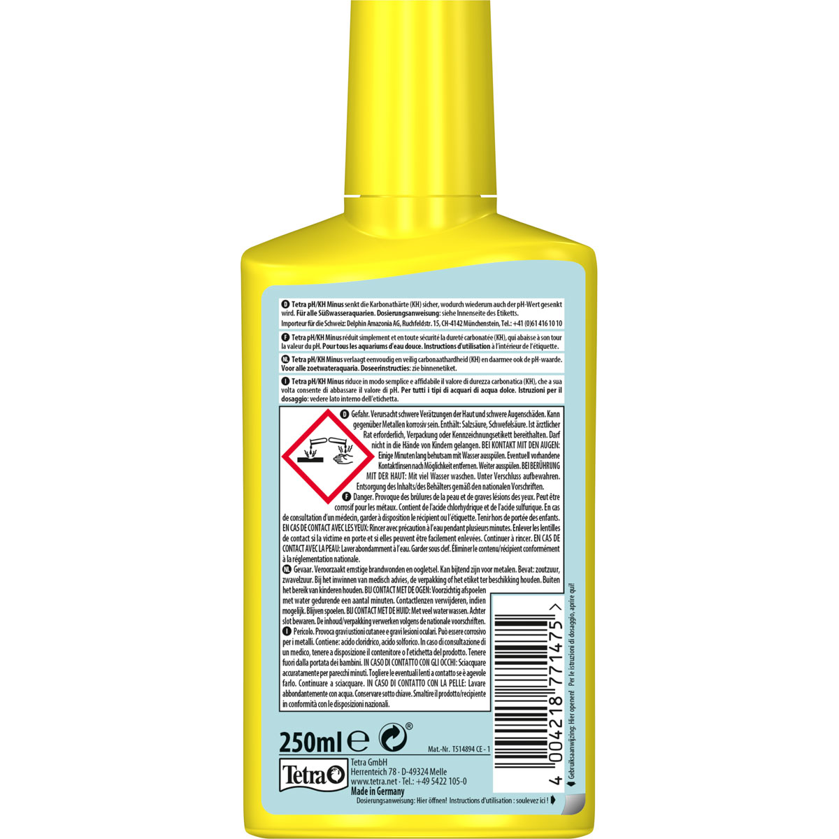 Tetra Wasserpflege pH/KH Minus 250 ml Bild 2
