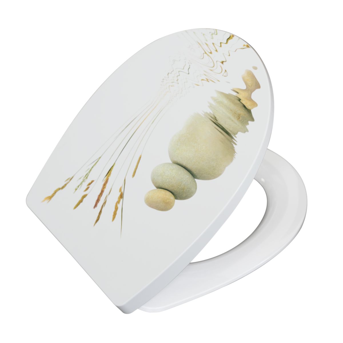 Valblue WC-Sitz Zen Thermoplast, Absenkautomatik,  abnehmbar per Knopfdruck Bild 2