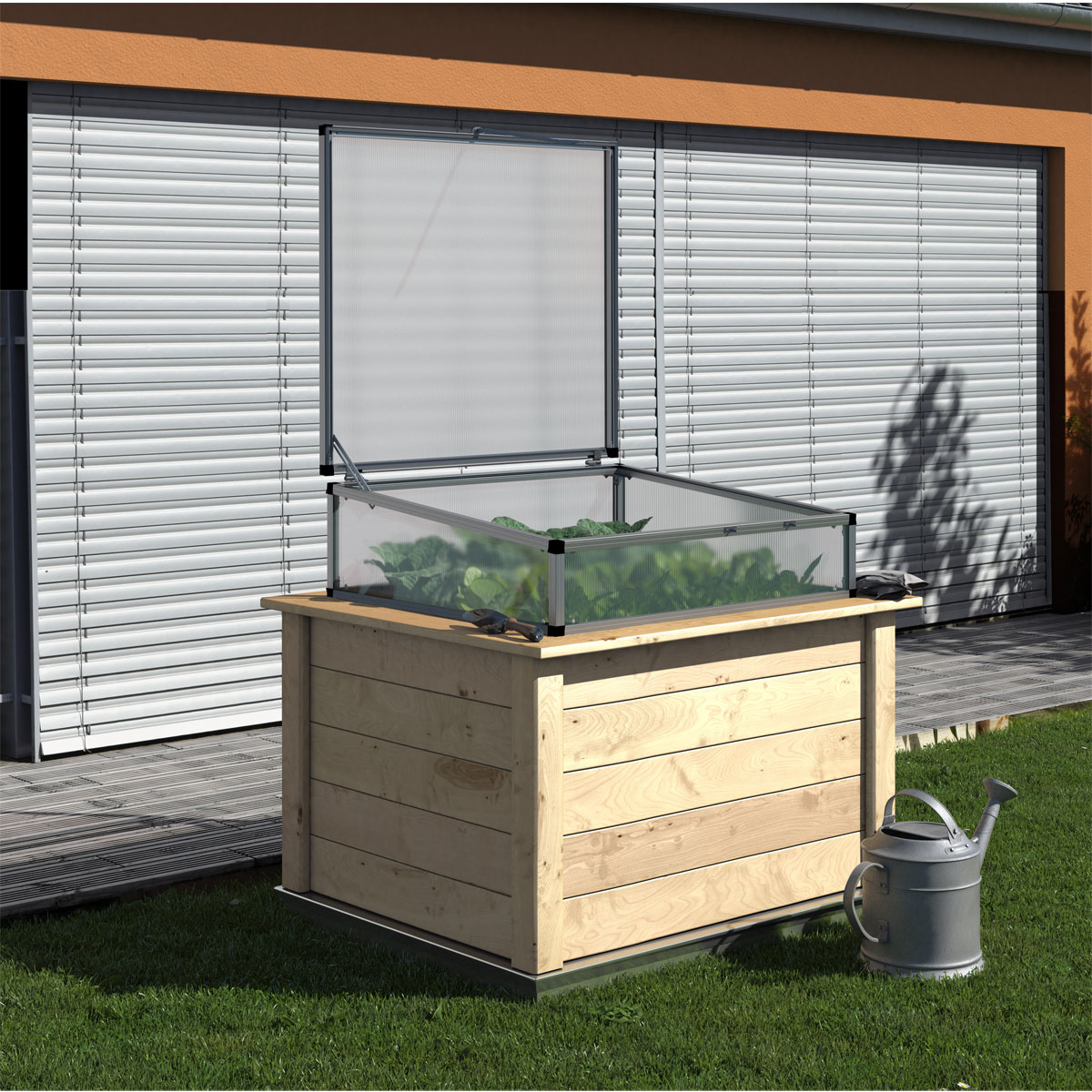 KGT Frühbeet-Aufsatz für Woody 130 pressblank