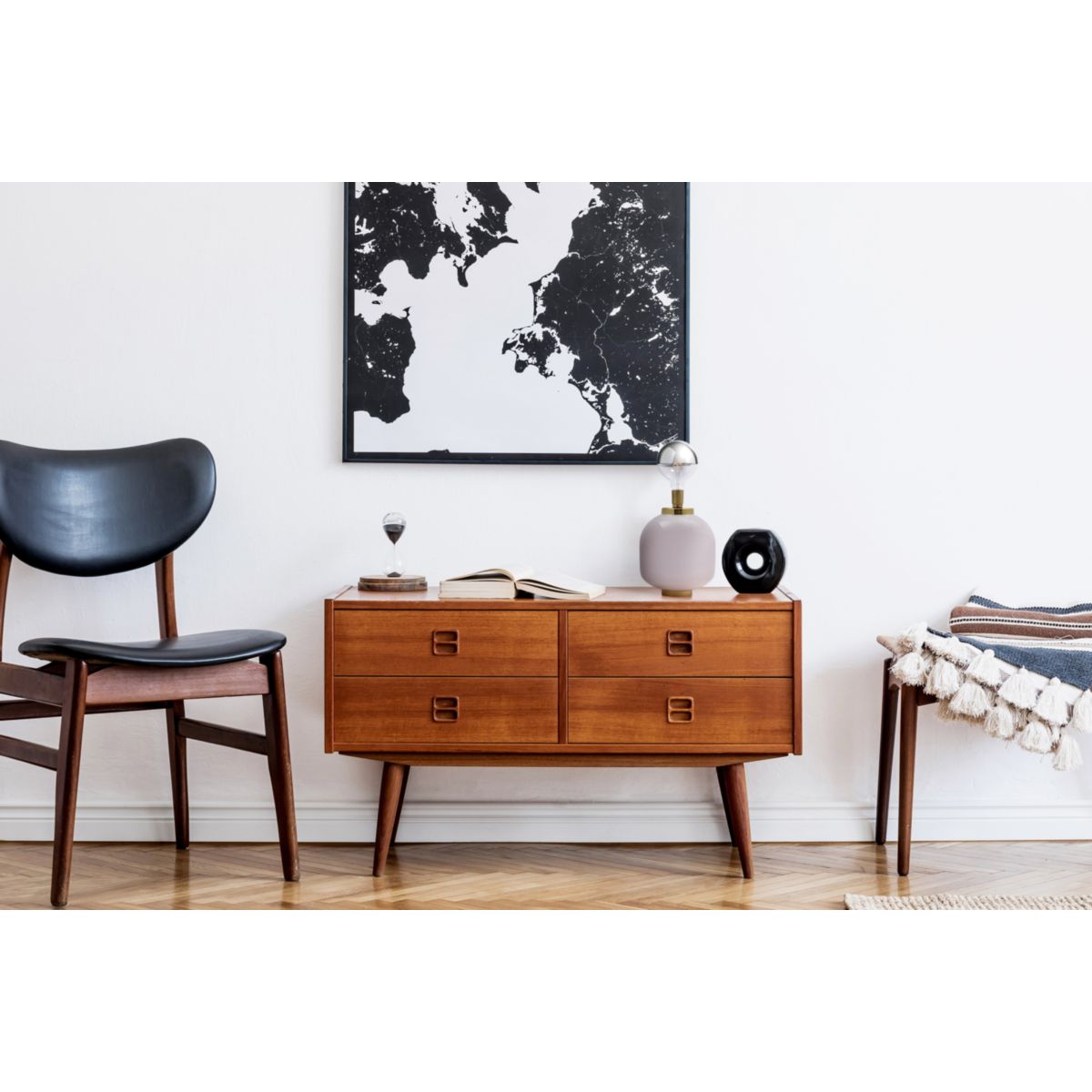 Tischlampe Art Deco 125 altrosa gold Bild 2