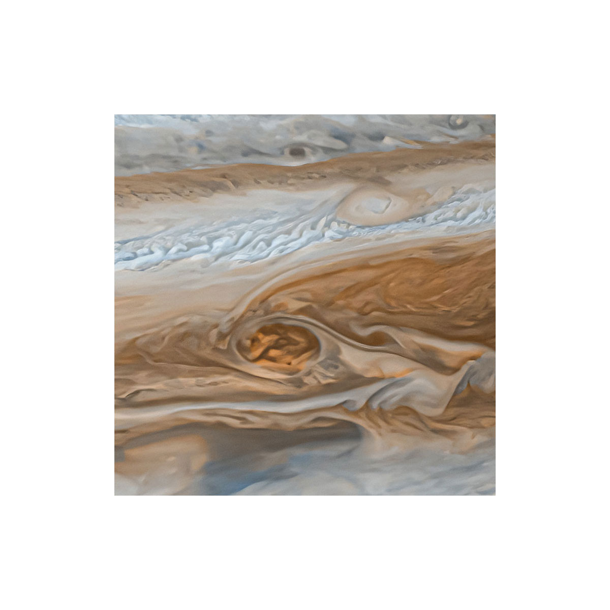 Komar  Selbstklebende Vlies Fototapete rund Jupiter Durchmesser 125 cm Bild 4