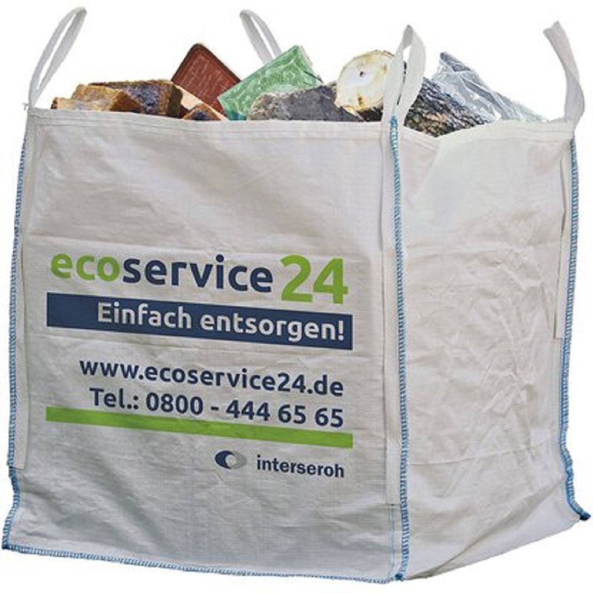 Bauschutt-Tasche ecoservice24 Bag 1500 kg 1m³ Bild 2