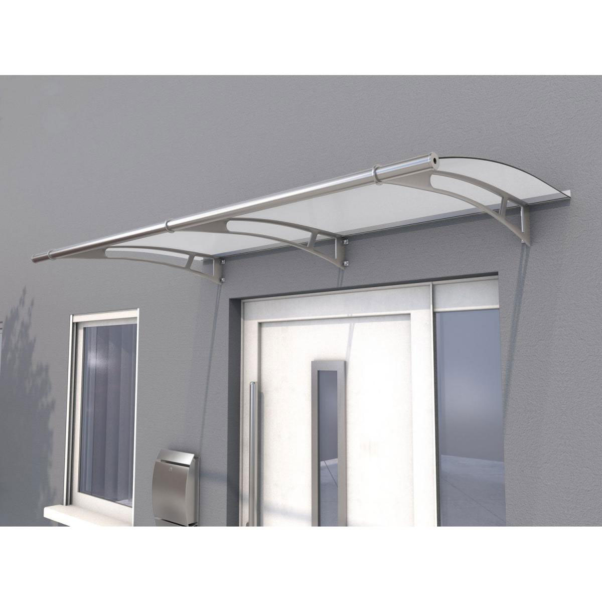 Durabil Pultvordach PT/L Acrylglas satiniert weiß 190 x 95 x 17 cm Bild 1