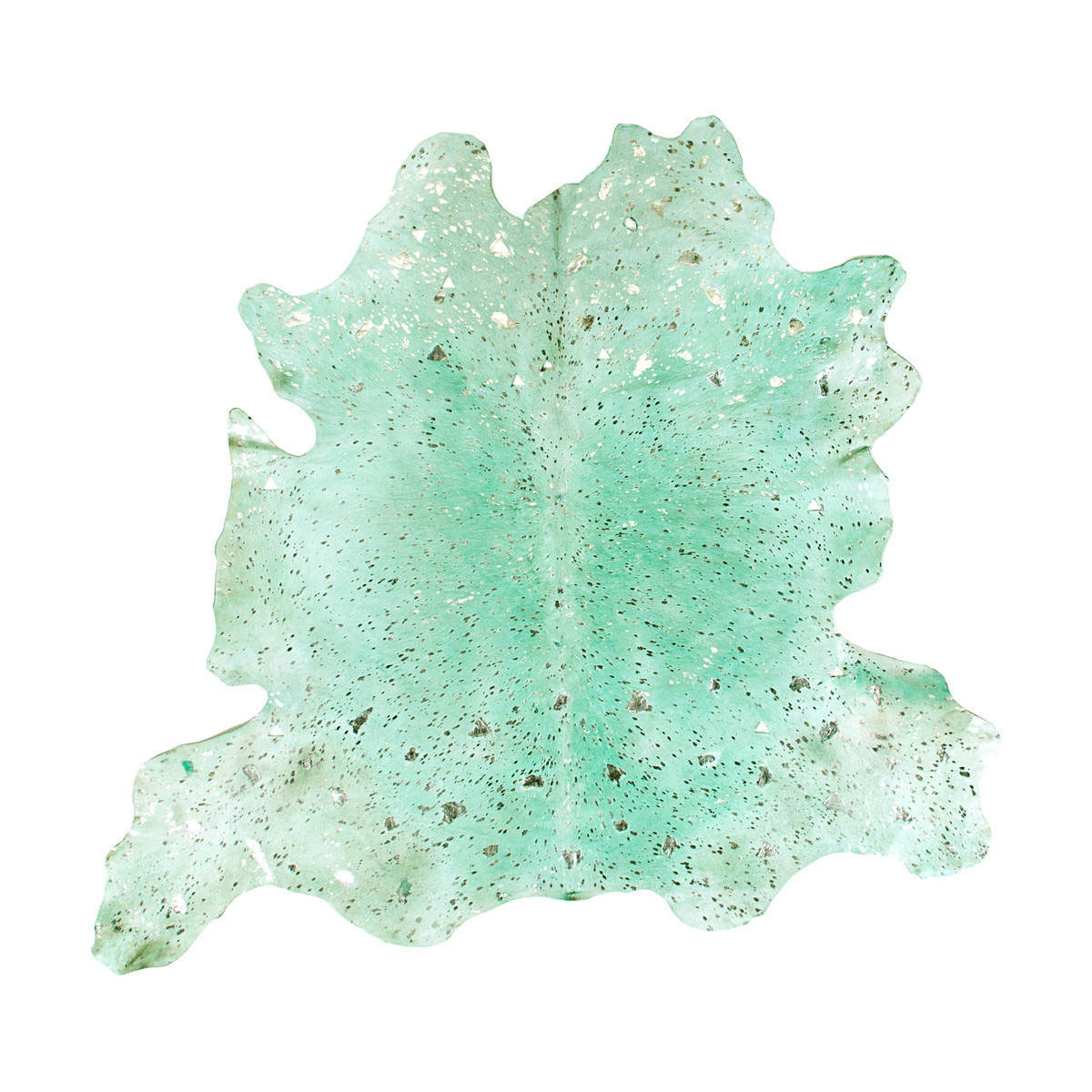 Rindlederteppich „Fly 110“ Lapisblau/silber