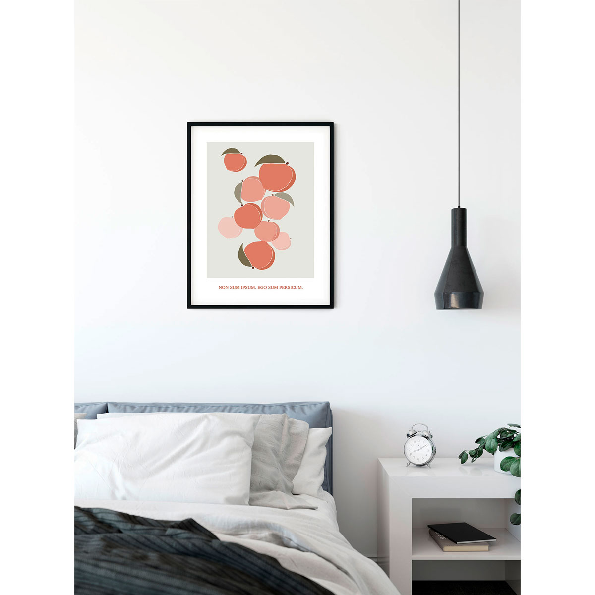 Komar  Wandbild Cultivated Peaches 30x40 cm