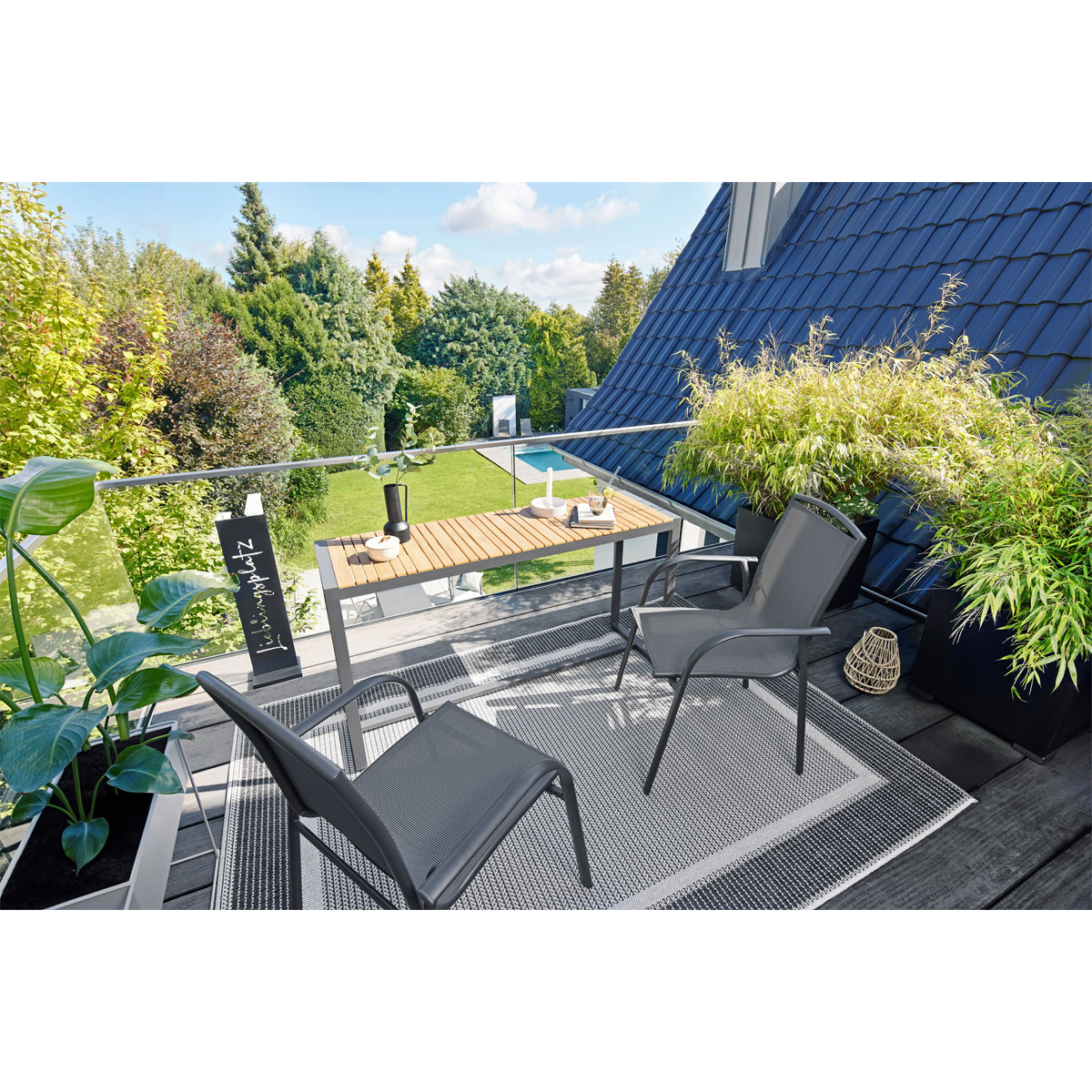 Haveson Balkon-Tisch Dresden BxHxT 138 x 75 x 42 cm Bild 8