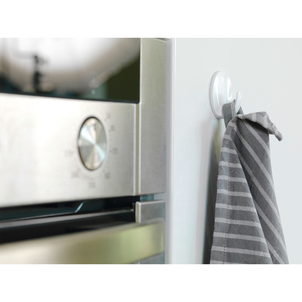 Tesa Mini-Haken oval weiß