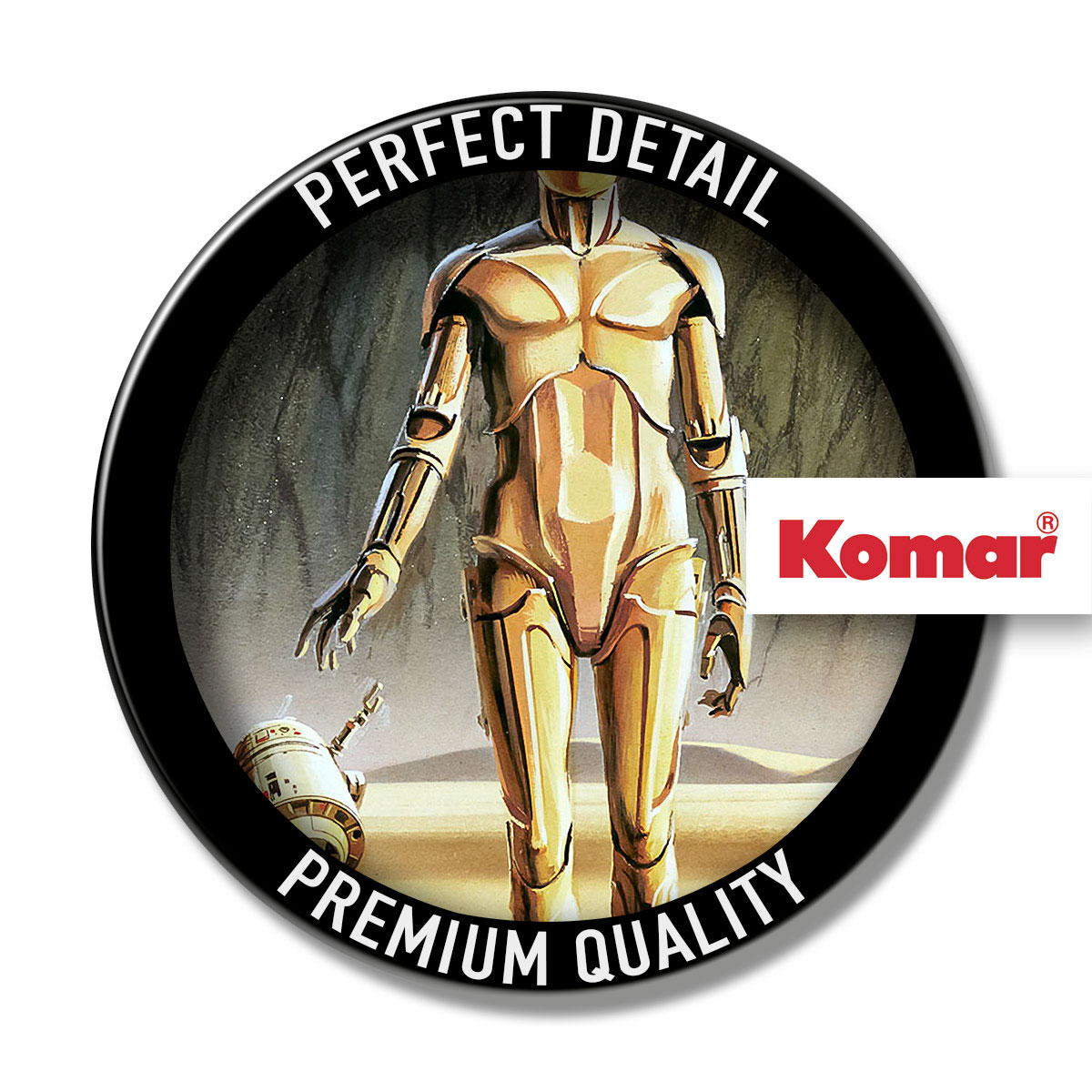 Komar  Vlies Fototapete Star Wars Classic Droids 500x250 cm Bild 3