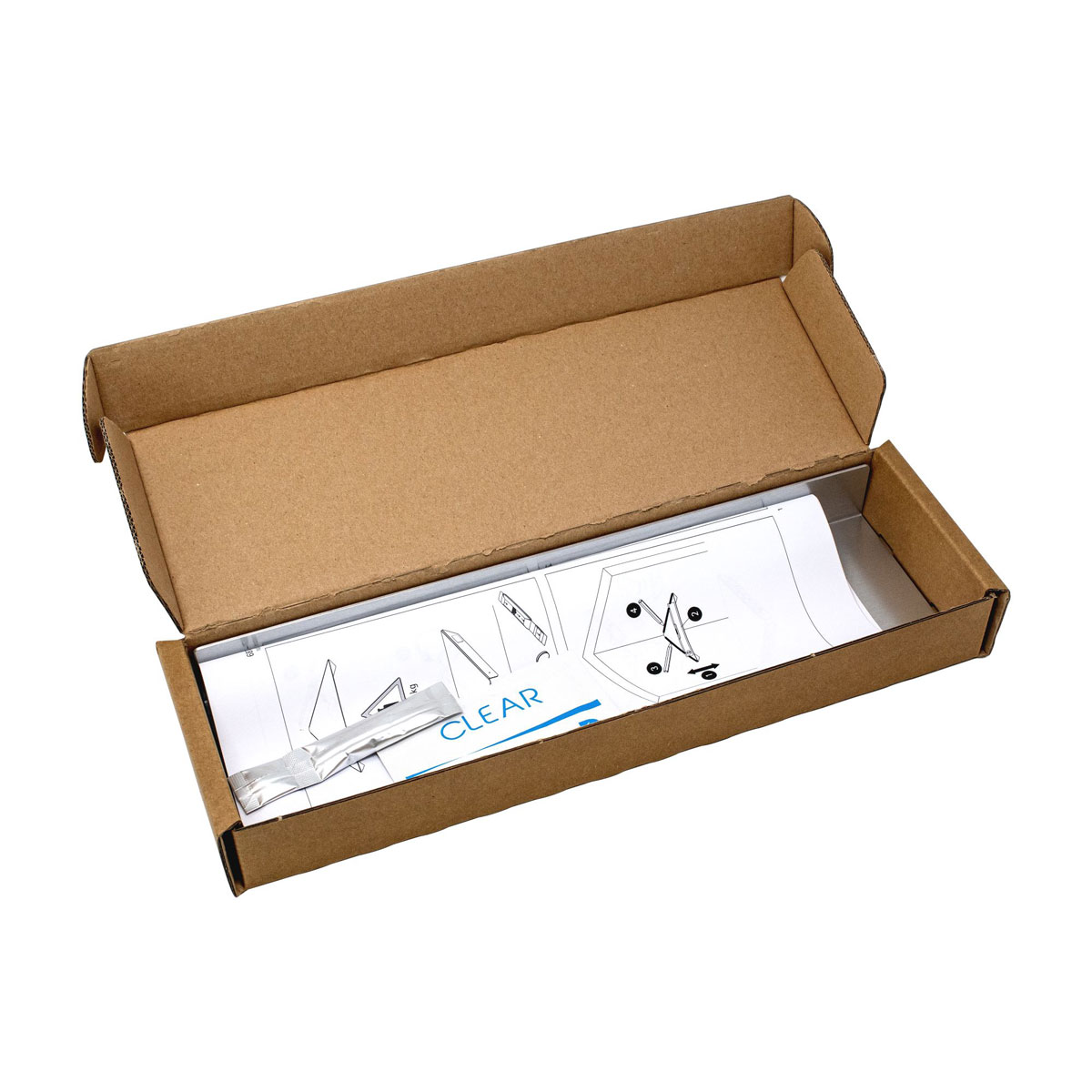 Schulte  Duschablage zum Kleben Größe M Edelstahloptik Bild 8