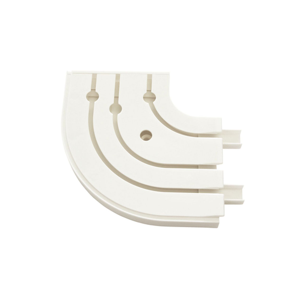 Gardinia Rundbogen GE3 13,5/13,5 cm mit Endstück weiß