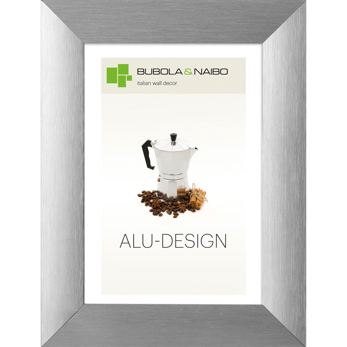 Alu-Rahmen AL02 10 x 15 cm Silber Bild 1