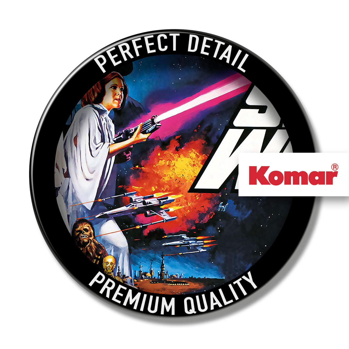 Komar  Vlies Fototapete Star Wars Poster Classic 1 400x250 cm Bild 4