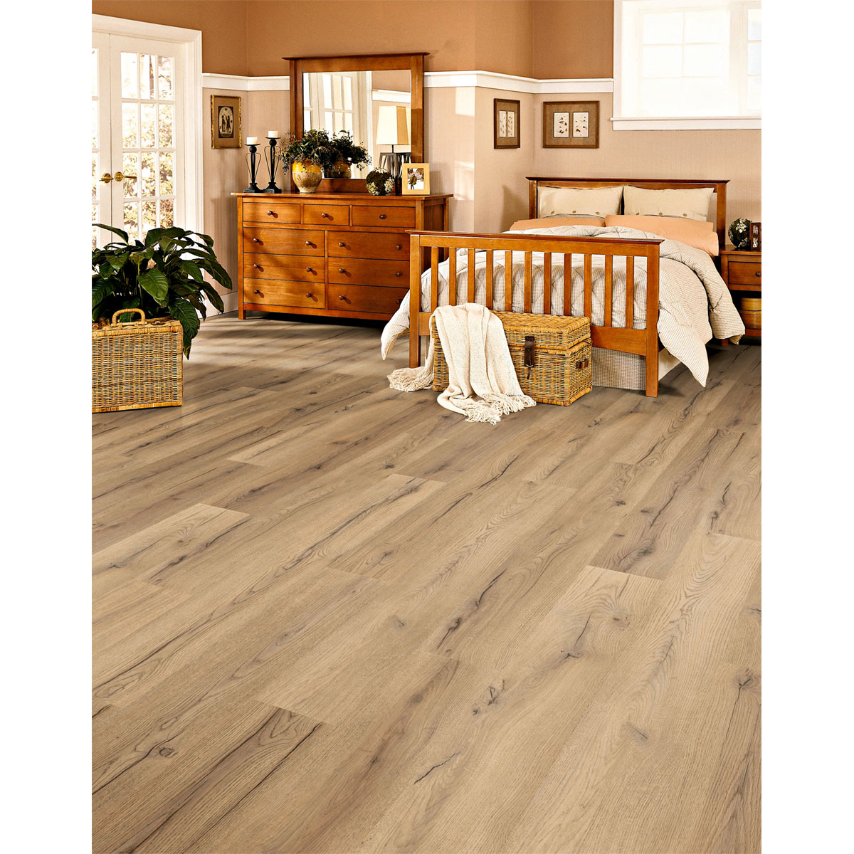 Basic Laminatboden Century Oak beige 138 x 19,3 cm Bild 4