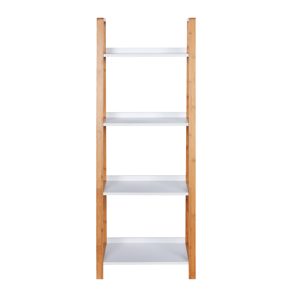 Wenko  Regal Finja aus Bambus mit 4 Etagen 43 x 112 x 36 cm Bild 6