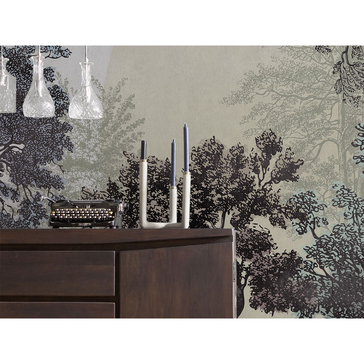 Komar  Vlies Fototapete Bois Brumeux 400x250 cm Bild 10