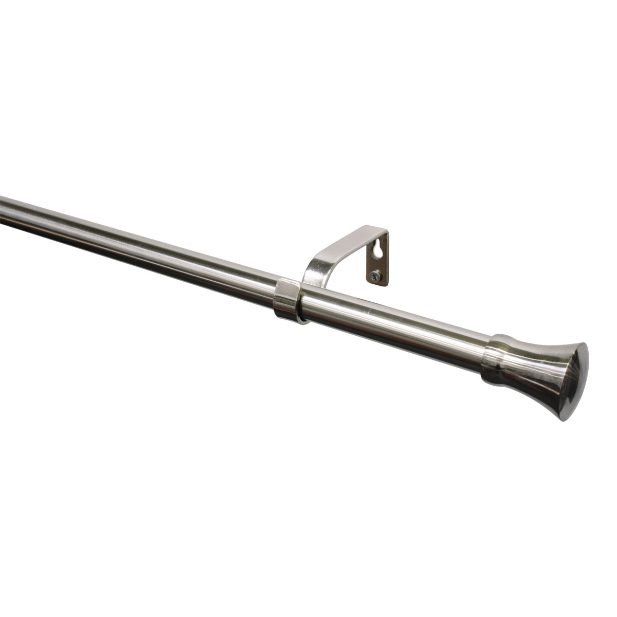 Gardinia Gardinenstange Konus Durchmesser 19/16 mm edelstahl 120-210 cm ausziehbar Bild 2