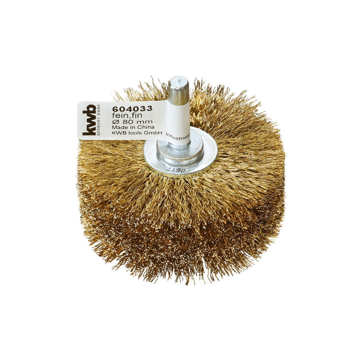 kwb  Holzstrukturbürste vermessingt für Einsatz mit Bohrmaschinen und Akkuschraubern