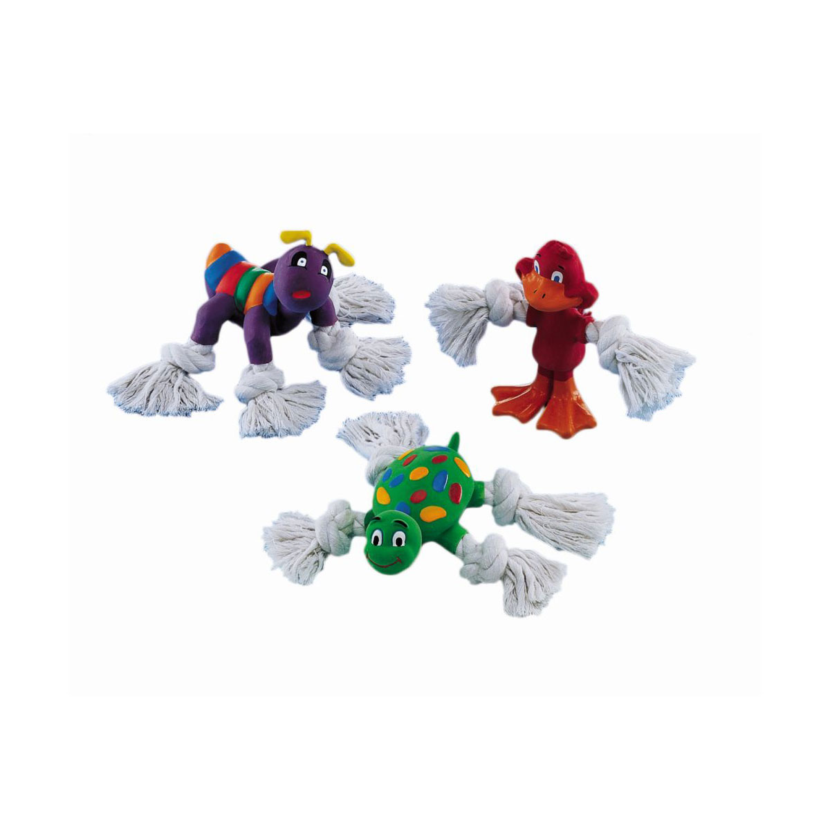 Latex Tiere mit Seil 14 cm