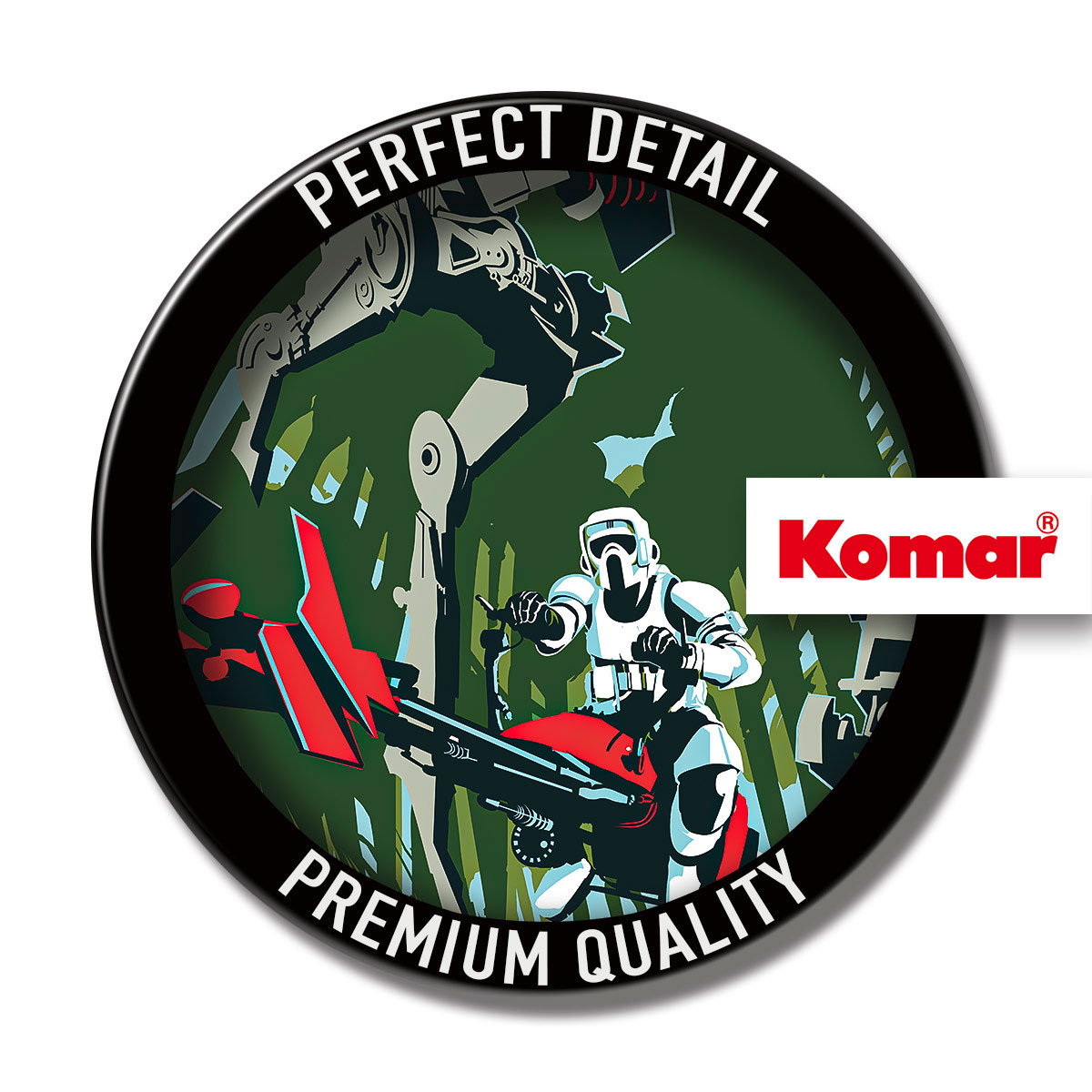 Komar  Wandbild Star Wars Classic Vector Endor 50x70 cm Bild 6