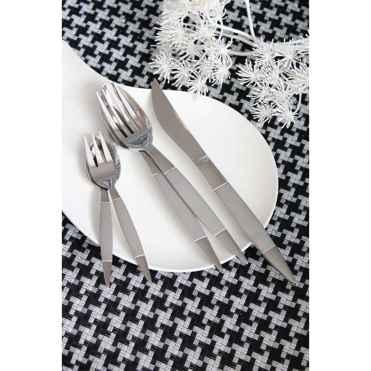 Mulex Besteckset „Miami 18/0“ matt, 60-teilig, im Geschenkkarton Bild 4